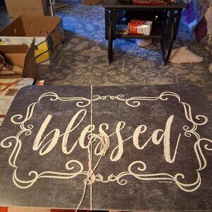 10 BLESSED PLACEMATSfinal price pls no more discounts struggling  diaabled mama